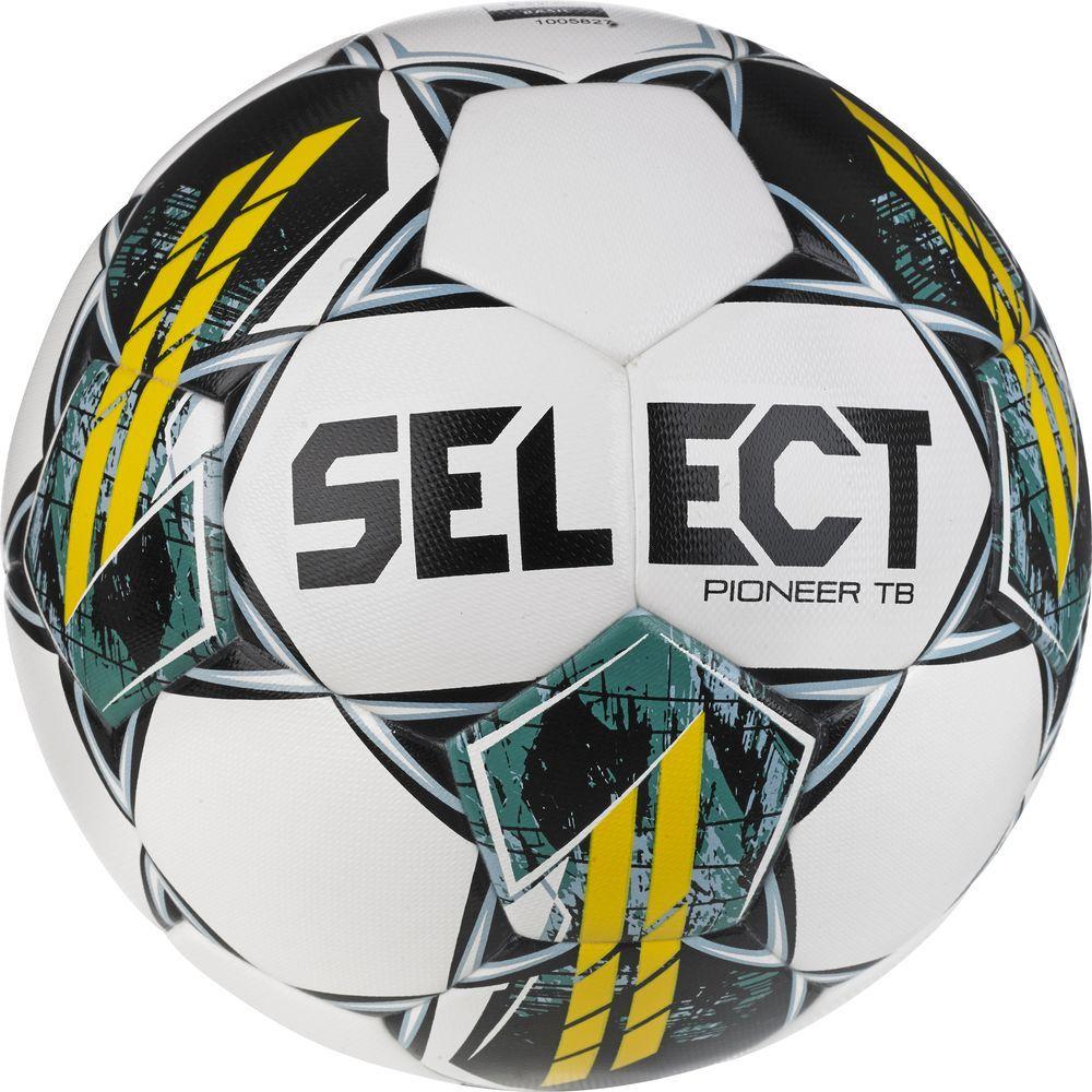 М'яч футбольний напівпрофесійний Select Pioneer TB FIFA Basic v23 біло-жовтий 086506-219 - #0