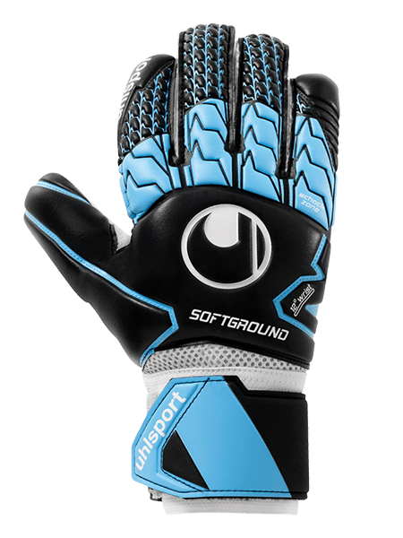 Воротарські рукавиці UHLSPORT SOFT HN COMP (black/sky blue/white) - #0