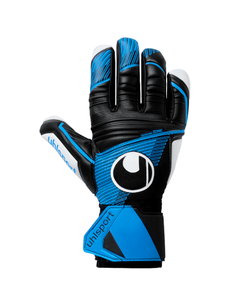 Воротарські рукавиці uhlsport Soft HN Comp (black/fluo blue/white) - #0