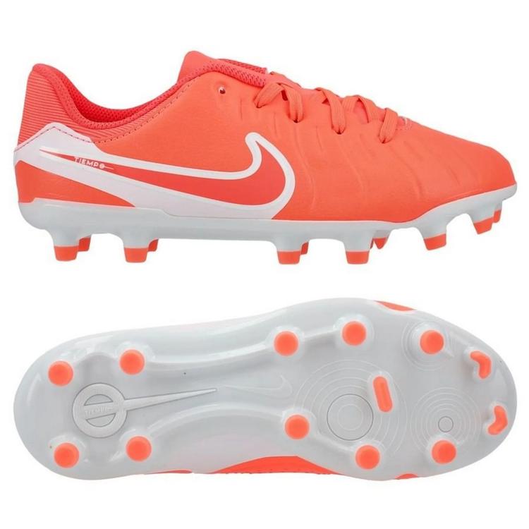 Детские бутсы Nike Tiempo Legend 10 Academy FG/MG DV4348-800, Красный, Размер (EU) - 35 - #1