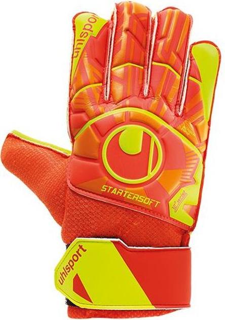 Воротарські рукавиці Uhlsport DYNAMIC IMPULSE STARTER SOFT (dynamic orange/fluo yellow) - #0