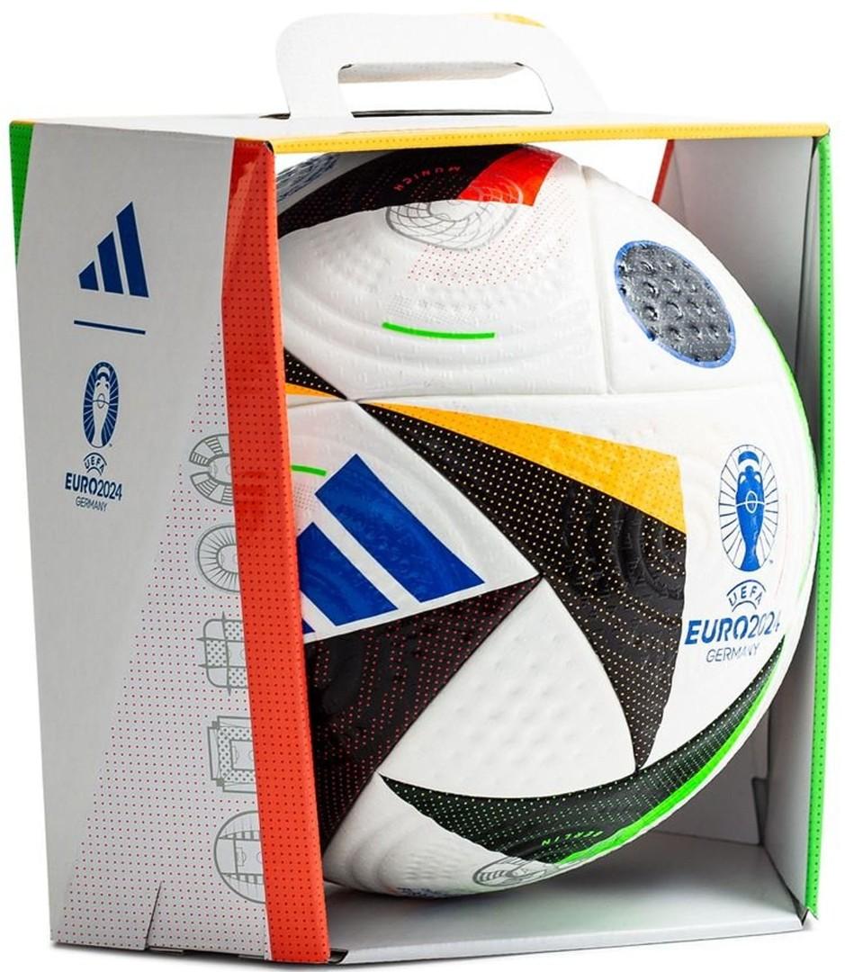 Мяч футбольный Adidas EURO24 Fussballiebe 2024 Pro IQ3682, Белый, Размер (EU) - 5 - #0