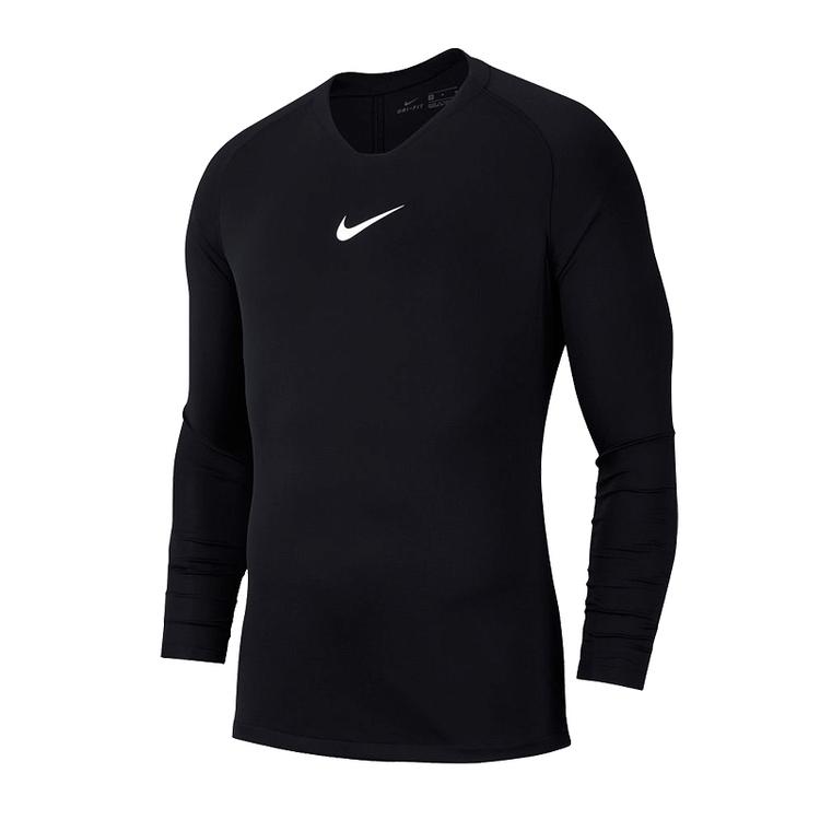 Детская компрессионая термофутболка Nike Dry Park First Layer LS AV2611-010, Чёрный, Размер (EU) - 164cm - #1