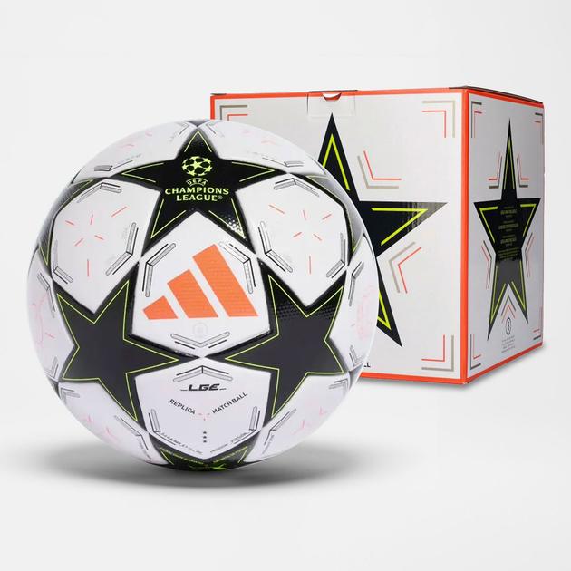 М'яч футбольний напівпрофесійний Adidas UCL League Box JG8778 (Champions League 24/25) - #1