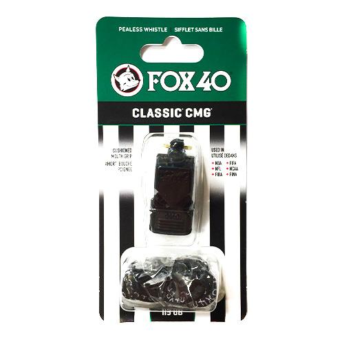 Свисток FOX 40 Original Whistle Classic CMG Official 9608-0008, Чёрный, Размер (EU) - 1SIZE - #0