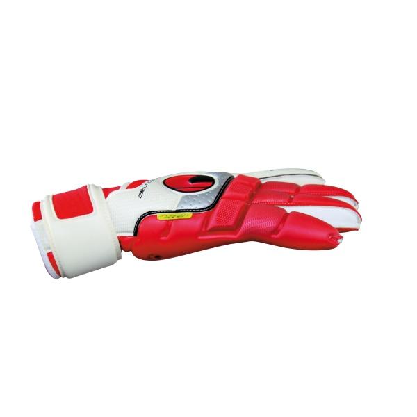 Воротарські рукавиці Uhlsport FANGMASCHINE ABSOLUTGRIP SURROUND (red/white/silver) - #2