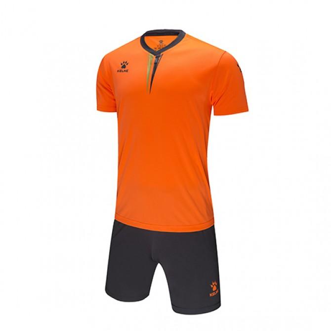 Комплект футбольної форми Kelme VALENCIA оранжево-сірий  к/р  3891047.9999 - #1