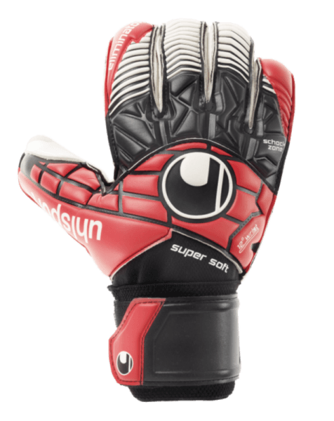 Воротарські рукавиці Uhlsport ELIMINATOR SUPERSOFT RF (black/red/white) - #0