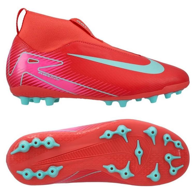 Детские бутсы Nike Zoom Mercurial Superfly 10 Academy AG FQ8308-800, Красный, Размер (EU) - 36 - #1