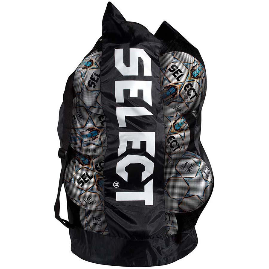 Сумка для футбольних м’ячів SELECT Football bag (010) чорний, 10-12 balls - #0