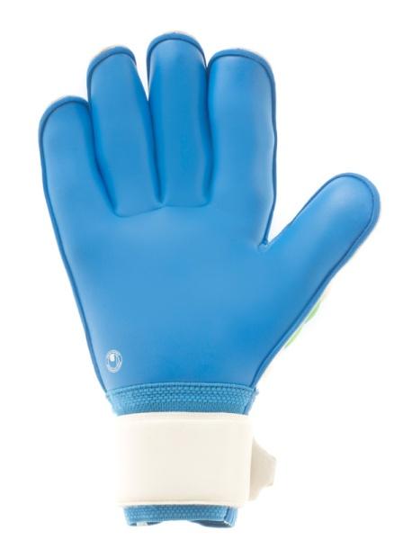 Воротарські рукавиці Uhlsport ELIMINATOR AQUASOFT RF (pure white/pacific/sky) - #1