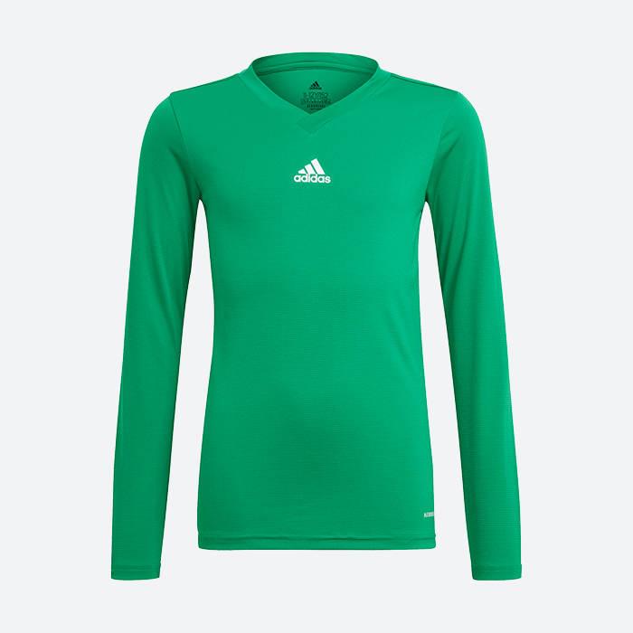 Компрессионный детский реглан Adidas Team Base Tee GN7515, Бирюзовый, Размер (EU) - 140cm - #0