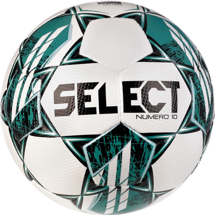 М'яч футбольний SELECT NUMERO 10 FIFA Quality Pro v23,  (314) біл/зелен, 5 - #1