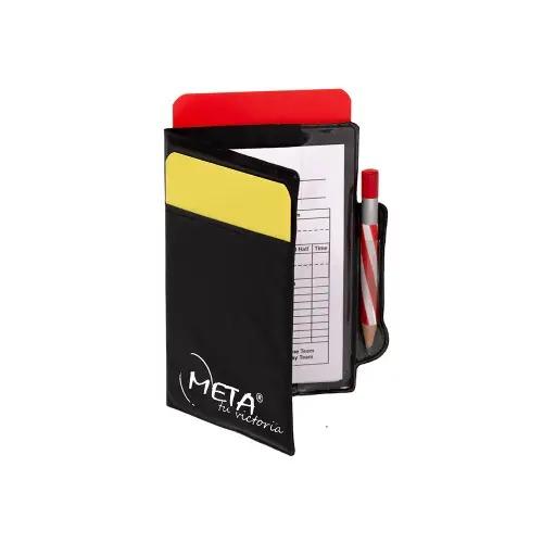 Набор карт арбитра Meta Referee Warning Cards Kit черный Уни OFSM 1900003200, Чёрный, Размер (EU) - 1SIZE - #1