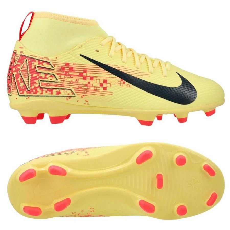 Детские футбольные бутсы Nike Mercurial Superfly X Club x Mbappe MG Junior HF6283-800, Жёлтый, Размер (EU) - 38 - #0