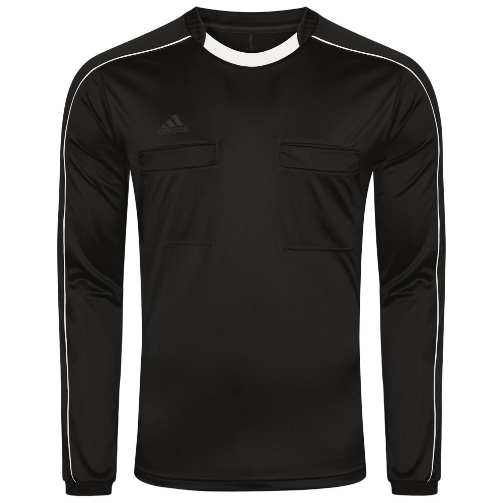 Футболка арбитра с длинным рукавом Adidas Referee 16 Long Sleeve Jersey AJ5920, Чёрный, Размер (EU) - M - #0