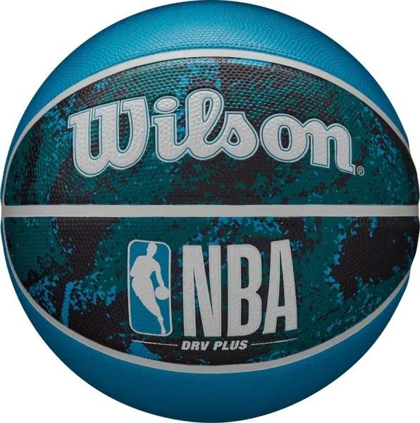 Баскетбольный мяч Wilson NBA DRV PLUS VIBE голубо-бирюзово-черный WZ3012602XB5, Голубой, Размер (EU) - 5 - #1