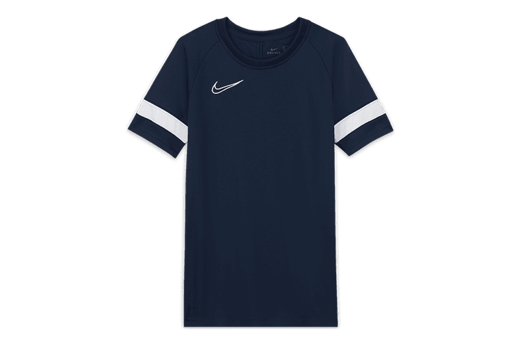 Детская футболка Nike Academy 21 CW6103-451, Синий, Размер (EU) - 140cm - #1