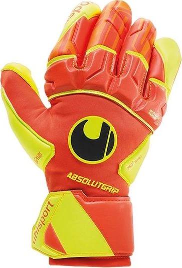 Воротарські рукавиці Uhlsport DYNAMIC IMPULSE ABSOLUTGRIP REFLEX (dynamic orange/fluo yellow) - #0