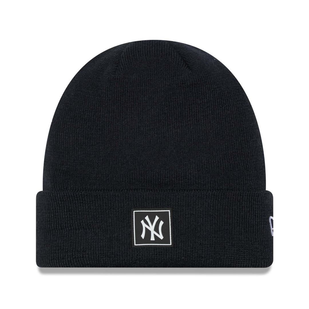 Шапка  New Era Team Cuff New York Yankees 60284968, Чёрный, Размер (EU) - 1SIZE - #0