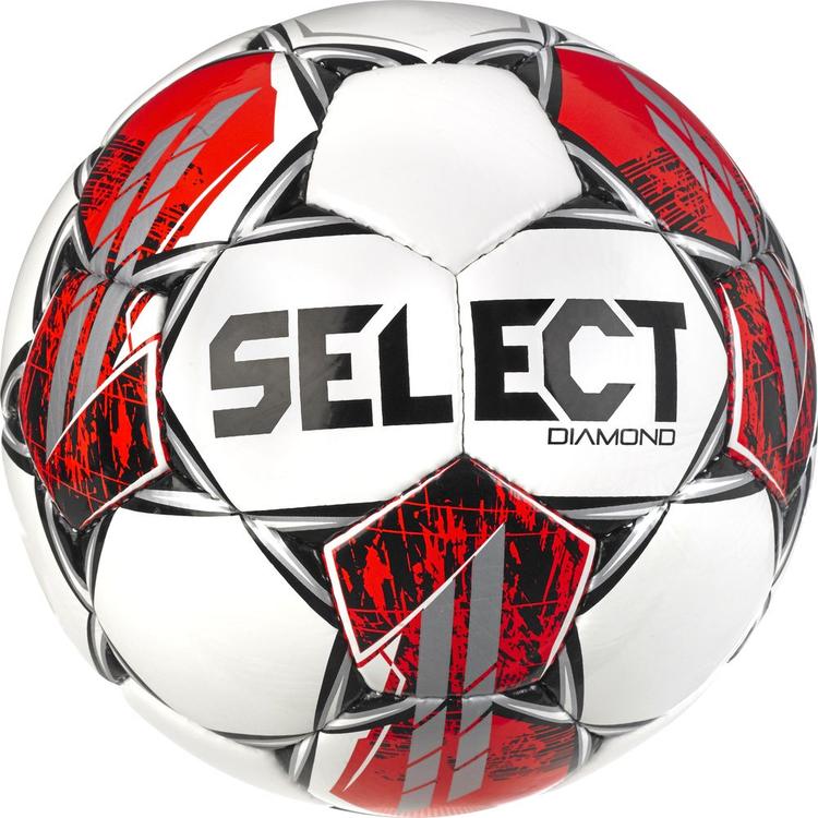 М’яч футбольний SELECT Diamond FIFA Basic v23 (134) біл/червон, 5 - #1