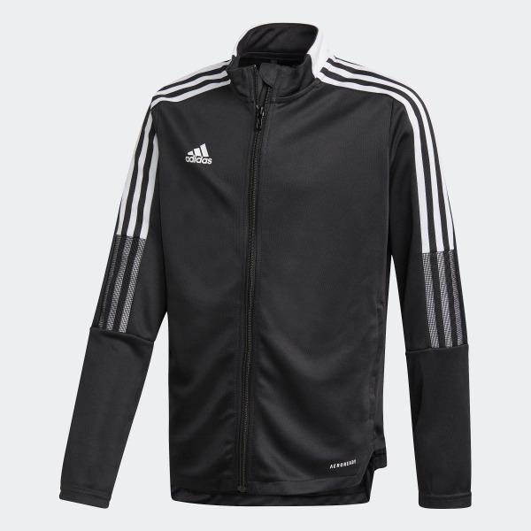 Кофта спортивная Adidas Tiro 21 Track Junior GM7314, Чёрный, Размер (EU) - 176cm - #0