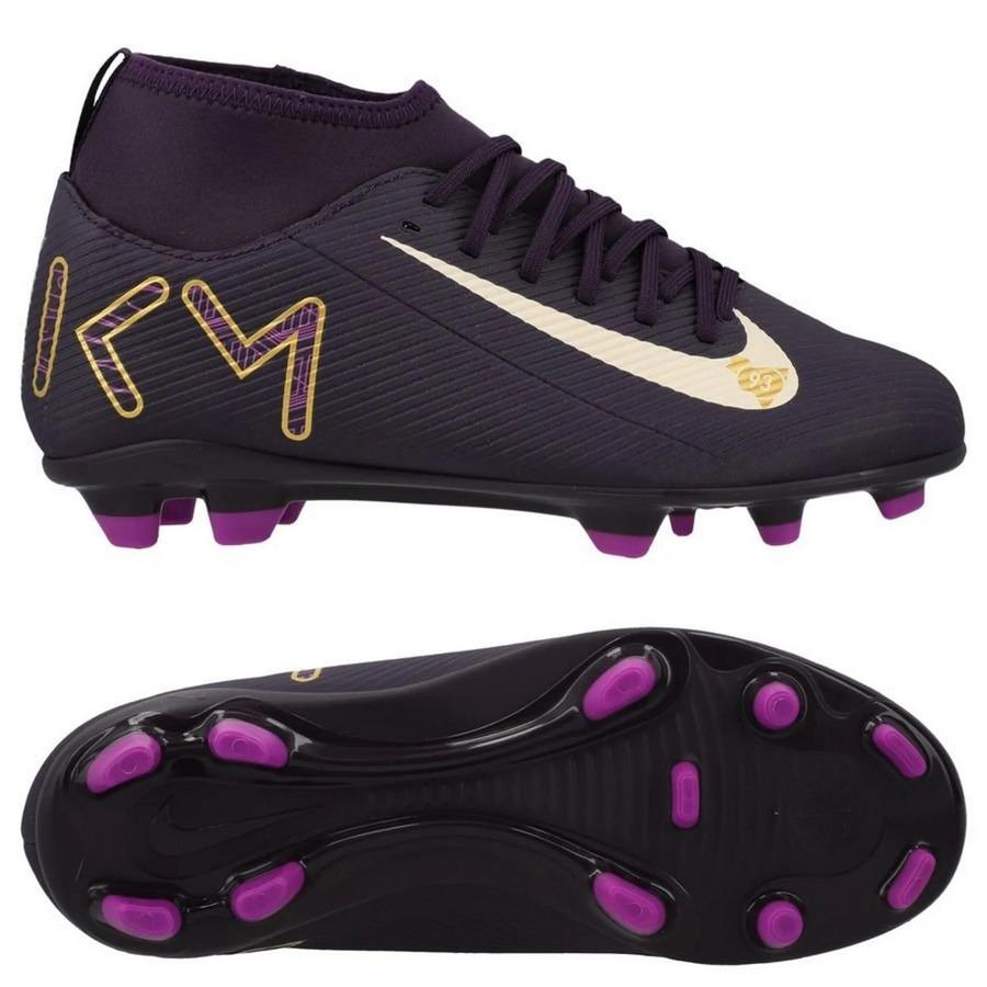 Детские футбольные бутсы Nike Mercurial Superfly X Club x Mbappe MG Junior HF6283-500, Фиолетовый, Размер (EU) - 32 - #0