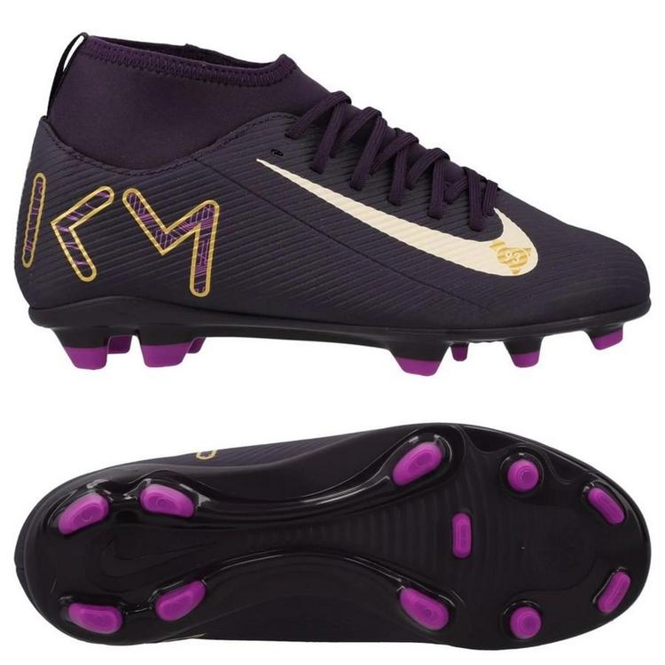 Детские футбольные бутсы Nike Mercurial Superfly X Club x Mbappe MG Junior HF6283-500, Фиолетовый, Размер (EU) - 32 - #1