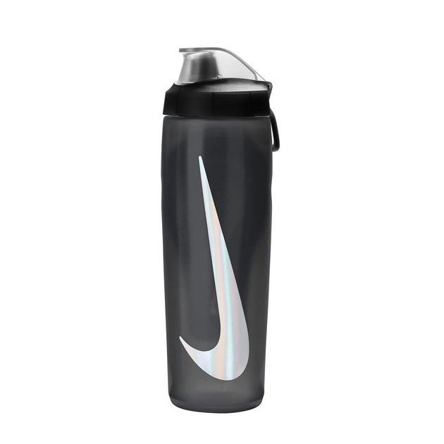 Бутылка для воды Nike REFUEL BOTTLE LOCKING LID 24 OZ 709 мл черная N.100.7668.054.24, Чёрный, Размер (EU) - 1SIZE - #1