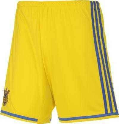 Шорты спортивные игровые Adidas FFU Сборной Украины по футболу D83972, Жёлтый, Размер (EU) - S Шорты спортивные игровые Adidas FFU Сборной Украины по футболу D83972, Жёлтый, Размер (EU) - S - #0