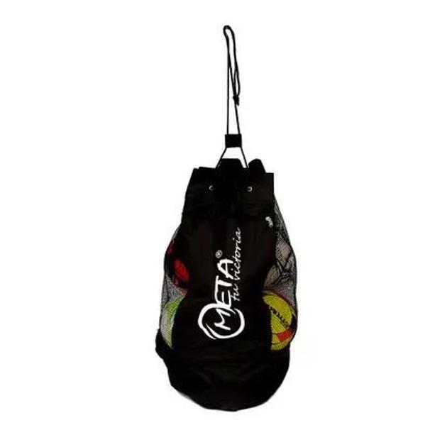 Сумка - мешок для мячей Meta Soccer Ball Bag черный 10-12 мячей 1912150210, Чёрный, Размер (EU) - 1SIZE Сумка - мешок для мячей Meta Soccer Ball Bag черный 10-12 мячей 1912150210, Чёрный, Размер (EU) - 1SIZE - #0