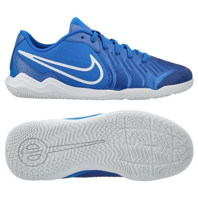 Детские футзалки Nike Jr. Tiempo Legend 10 Academy IC DV4350-400, Синий, Размер (EU) - 32 Детские футзалки Nike Jr. Tiempo Legend 10 Academy IC DV4350-400, Синий, Размер (EU) - 32 - #1