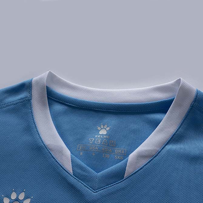 Комплект футбольной формы GIRONA JR голубовато-... фото