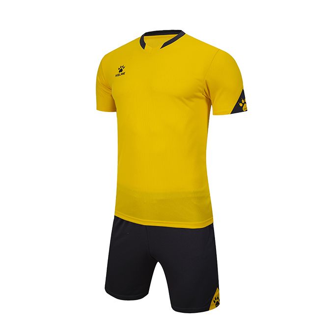 Комплект футбольньої форми GIRONA JR жовто-т.сі...