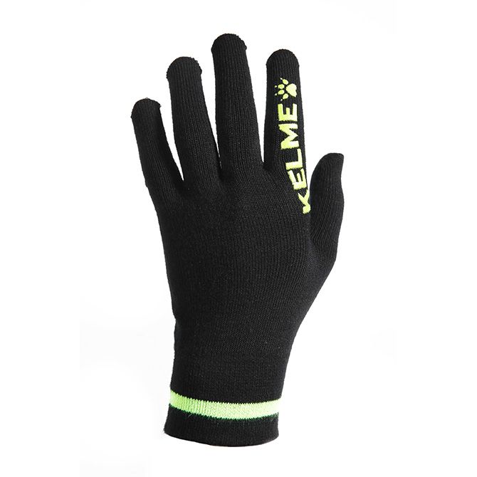 Тренировочные перчатки черно-желтые взрослые RO...