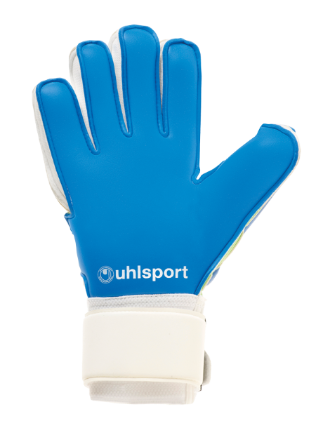 Перчатки UHLSPORT AQUASOFT (white/pacific blue/... фото