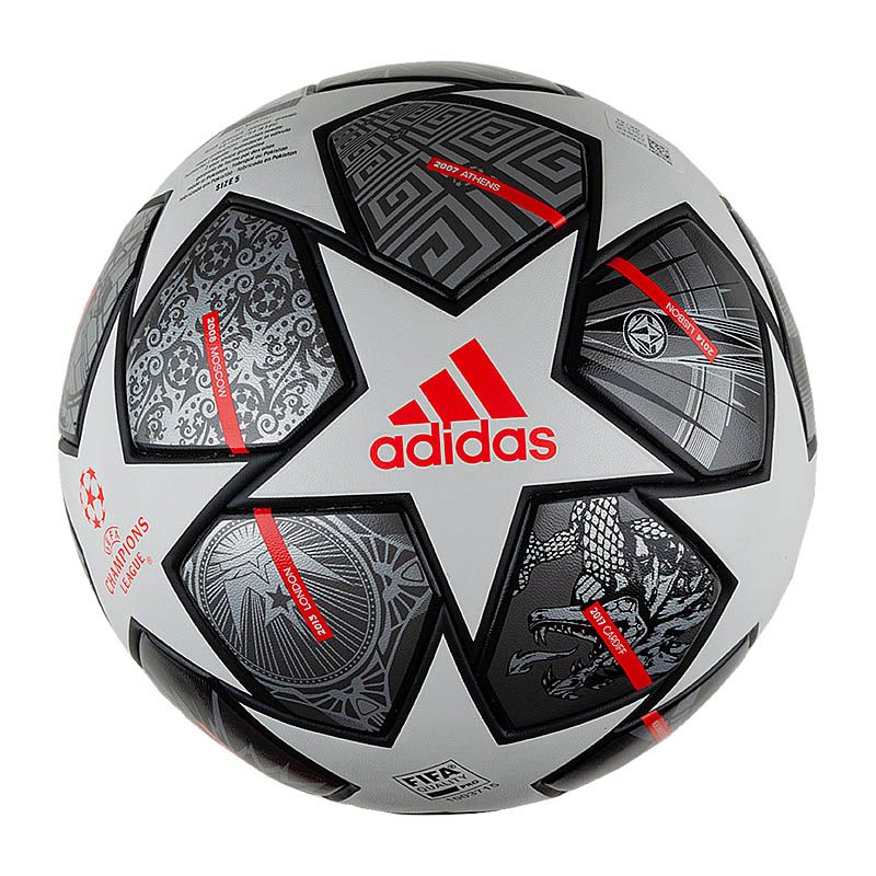М'яч футбольний Adidas FINALE COM Розмір 5 Сіри...