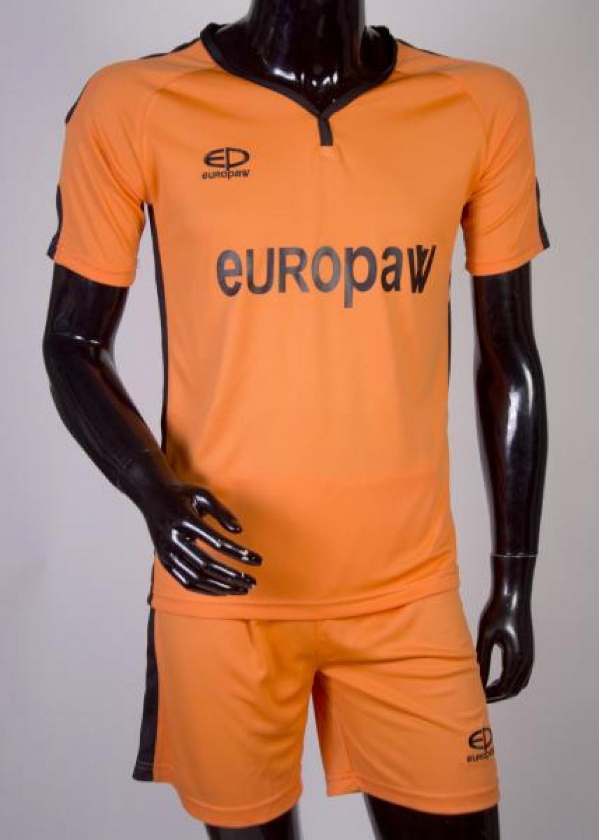 Футбольная форма Europaw 009 оранжево-черная
