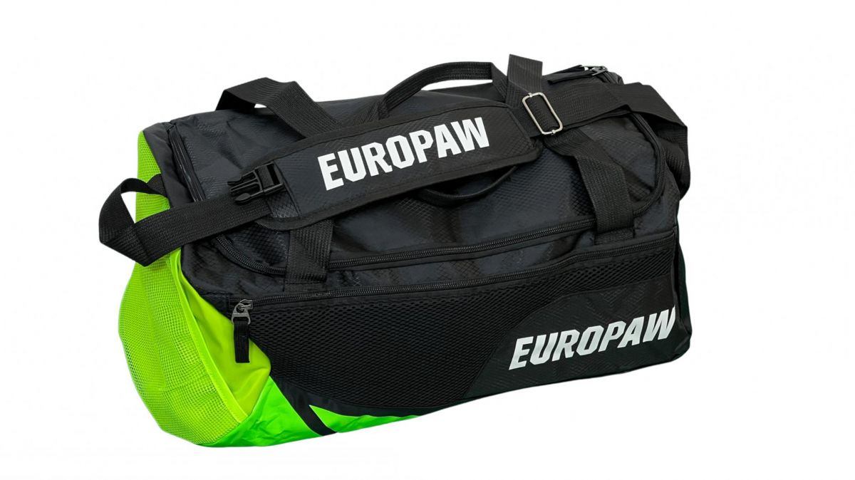 Сумка-рюкзак Europaw TR22 черный-салатовый
