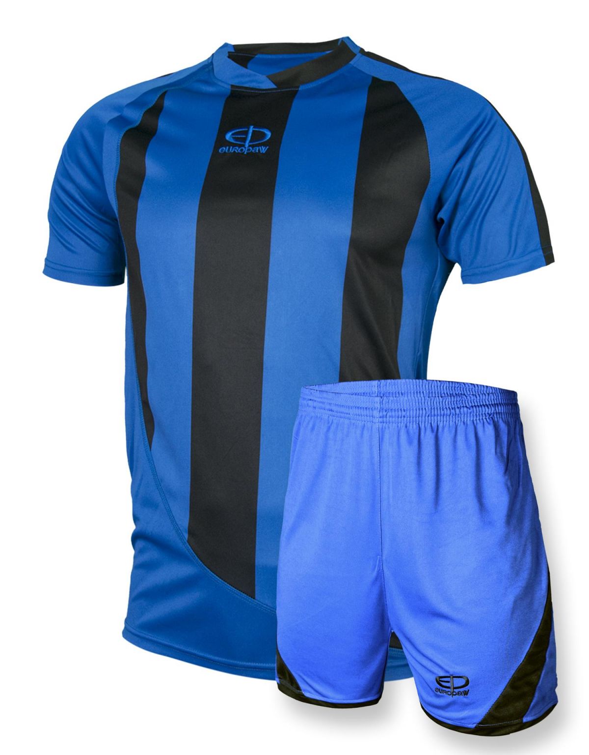 Футбольная форма Europaw 001 сине-черная-1 фото