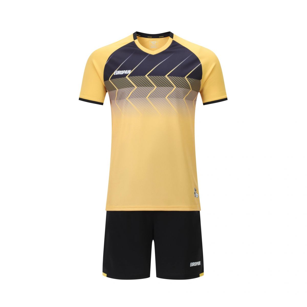 Футбольная форма Europaw 029 SLAVA желтый-черный