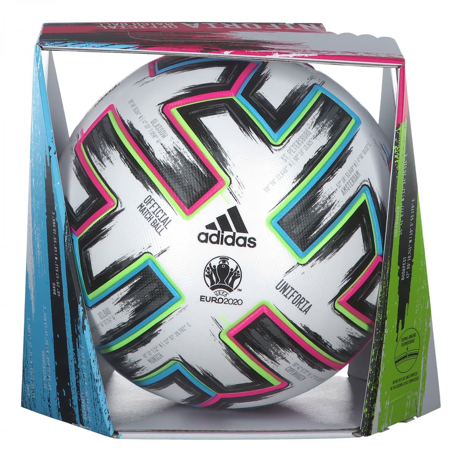 М'яч футбольний Adidas Uniforia PRO OMB Euro 20...